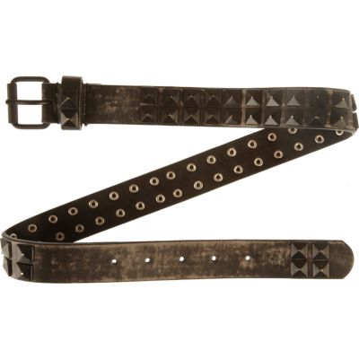 Black studded belt
