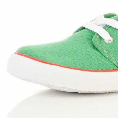 Boys green plimsolls