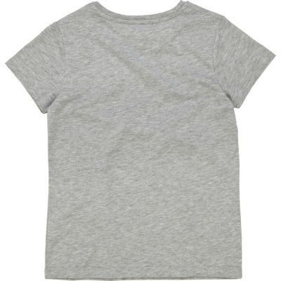 Boys grey london phone box print t-shirt