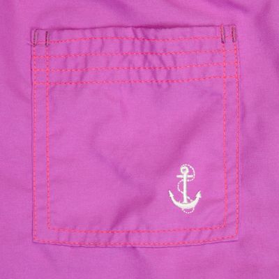 Boys purple fluoro swim shorts