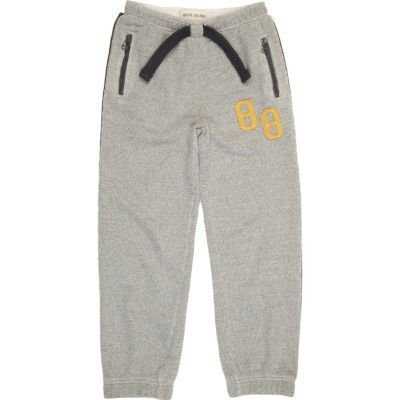 Boys grey drawstring joggers