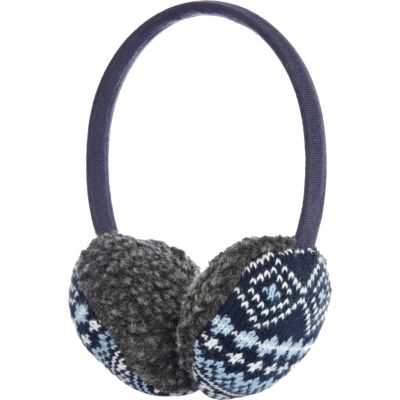 Boys blue borg aztec earmuffs