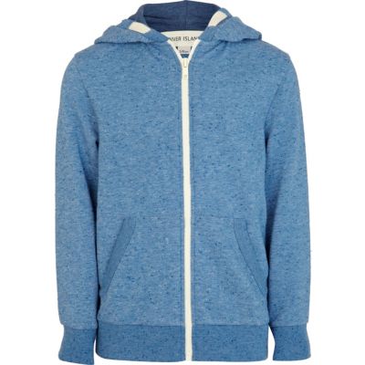 Boys blue grindle vintage hoodie