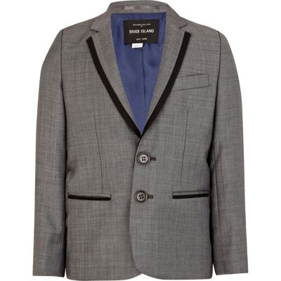 Boys grey suit jacket