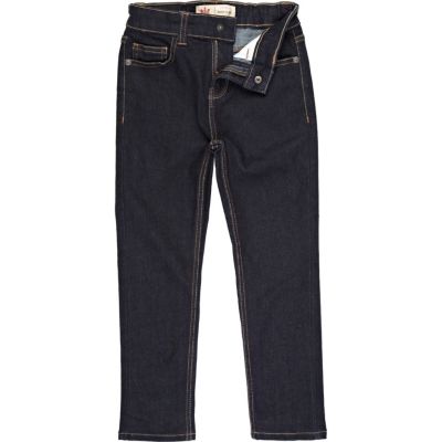Boys blue dark denim jeans