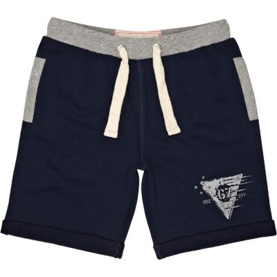 Boys navy jogger shorts