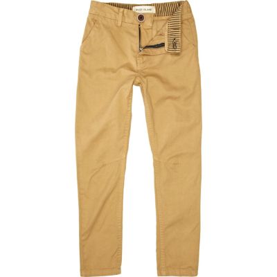 Boys beige chinos