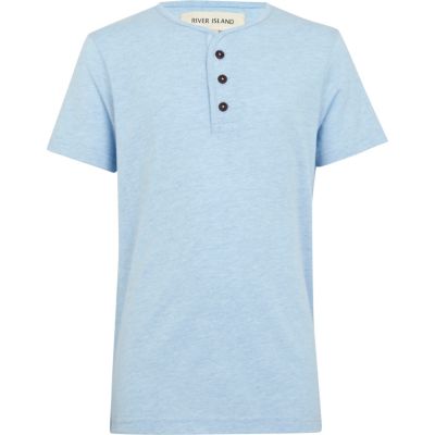 Boys light blue grandad t-shirt