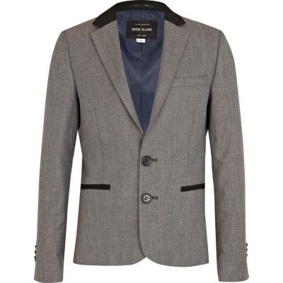 Boys grey suit jacket