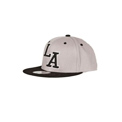 Boys grey LA trucker hat