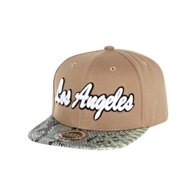 Boys beige Los Angeles trucker hat