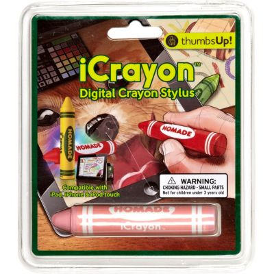 Kids pink crayon digital stylus