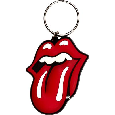 Kids black Rolling Stones flexi keyring