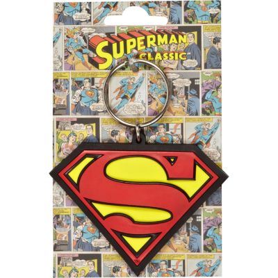 Boys blue Superman flexi keyring