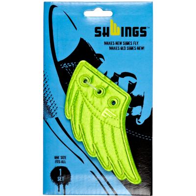 Kids green Shwings for shoes