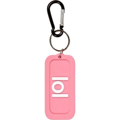Girls pink LOL flexi keyring