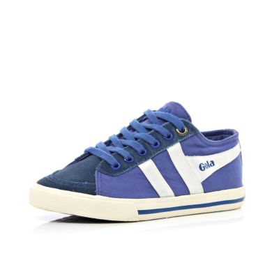 Boys blue Gola trainers
