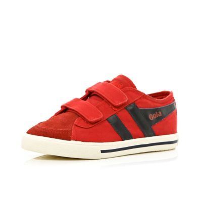 Boys red Gola velcro 