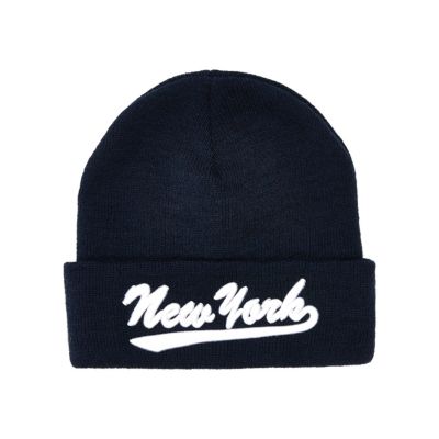 hat beanie navy beanie hats  new new knit beanie navy with new look york  white hat  ribbed