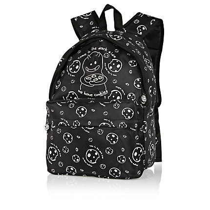 school bags river island
 on Boys black David and Goliath glow rucksack - bags - accessories - boys
