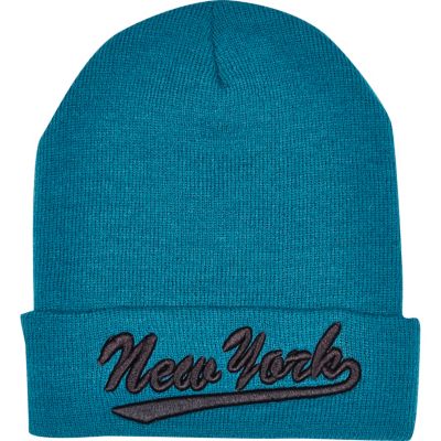 hats beanie new york teal York hat Boys  beanie New