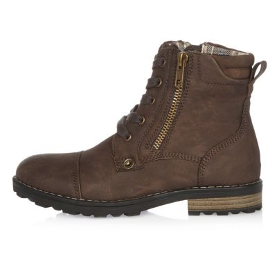 Boys dark brown work boots boots footwear boys