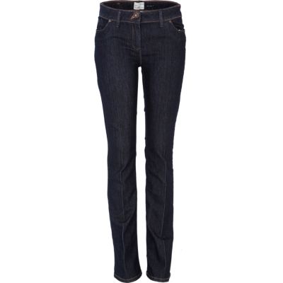 Dark wash boot cut jeans