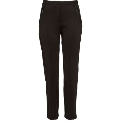 Black panelled treggings