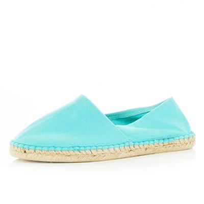 turquoise slip on espadrille shoes 