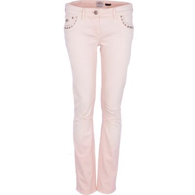 Pink skinny jeans