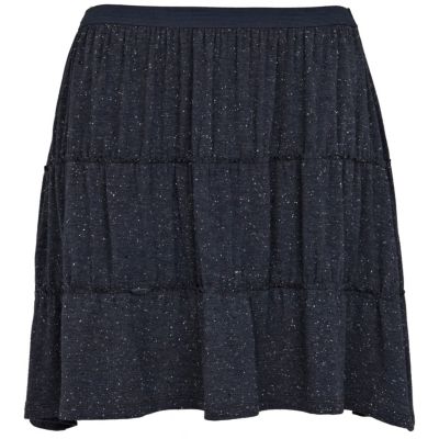 Blue tiered gypsy skirt