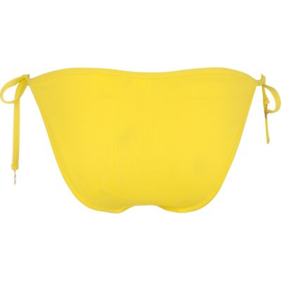Yellow ruffle bikini briefs