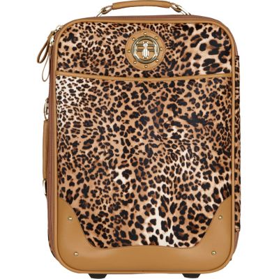 leopard print suitcase primark