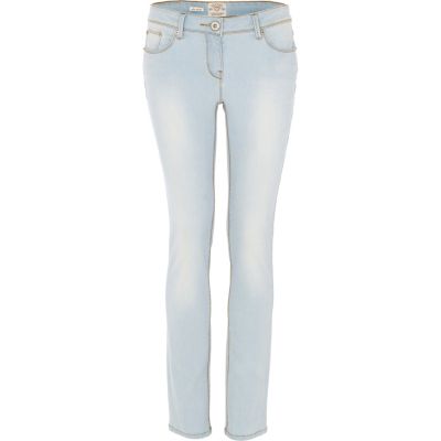 Super pale blue hazel skinny jeans
