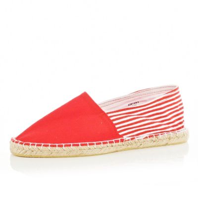red stripe espadrilles