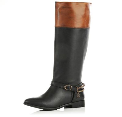 Black riding boots
