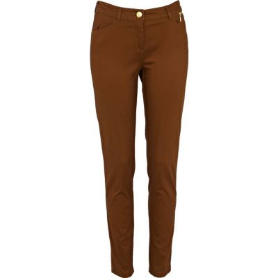 Brown skinny trousers
