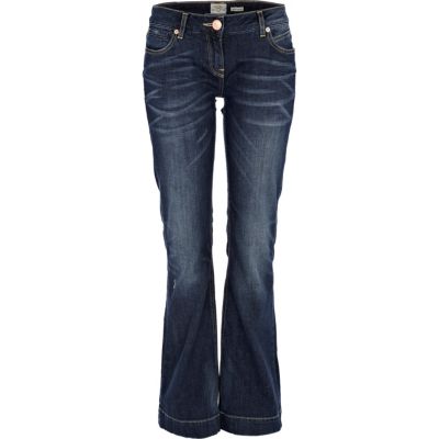 dark vintage denim carmen bootcut jeans