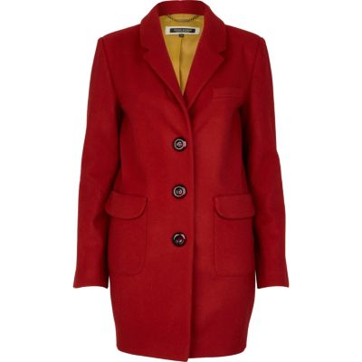 red car coat