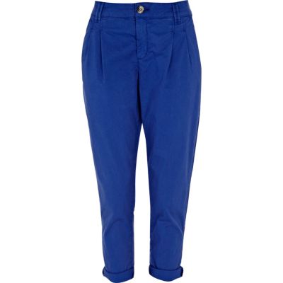 bright blue chinos
