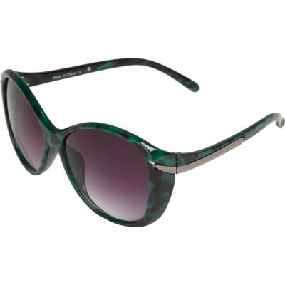 green print sunglasses