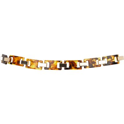 brown print tort link belt