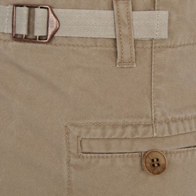 Light beige roll up trousers