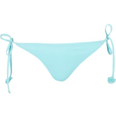 Aqua laser cut bikini briefs