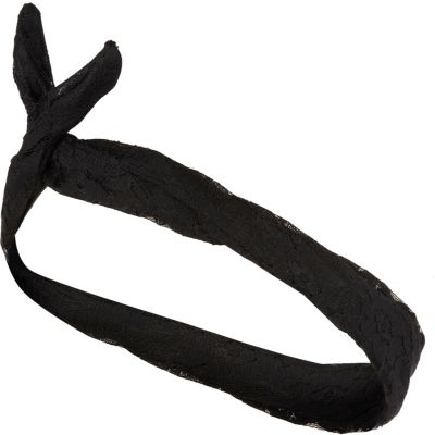 black lace wrap headband
