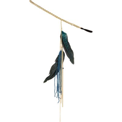 truquoise feather head peace