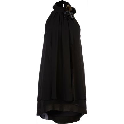 Black swing dress