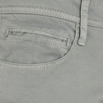 Grey low rise skinny trousers
