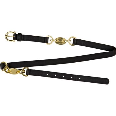 black oval hinge belt