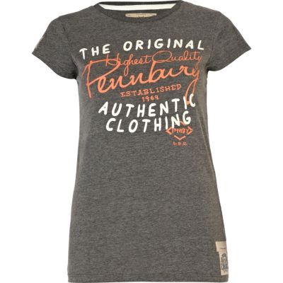 grey print pennbury t-shirt